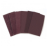 Feuilles abrasives rectangulaires 70x125mm grain 40 lot de 10