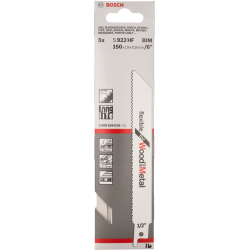 Lame de scie sabre métal S922HF 150mm blister de 5