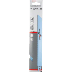 Lame de scie sabre métal S1122BF 225mm blister de 5