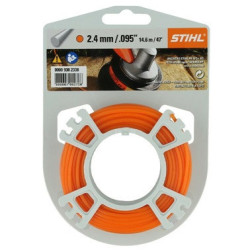 Fil nylon rond diamètre 2,4mm, 14m
