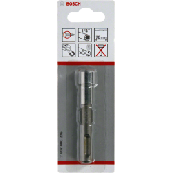 Porte-embout Bosch universel magnétique standard 78mm SDS + blister de 1