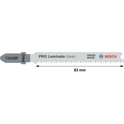 Lame de scie sauteuse PRO Laminate clean T101BIF blister de 5
