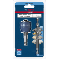 Adaptateur powerchange 6 pans et foret HSS-G