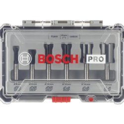 Kit de fraises droites PRO emmanchement 8mm 6 pièces
