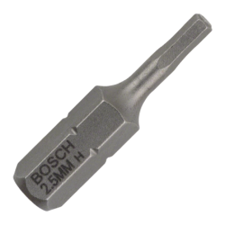 Embout de vissage qualité extra-dure 6 pans 6mm blister de 3