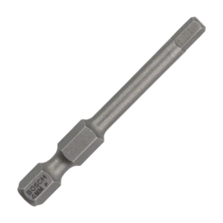Embout de vissage qualité extra-dure 6 pans 6mm blister de 3