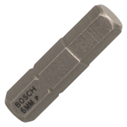 Embout de vissage qualité extra-dure 6 pans 6mm blister de 3