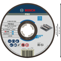 Disque Bosch à tronçonner X-Lock 125x1.6mm