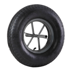 ROUE BROUETTE GONFLEE CORNIERE D400 PF 34