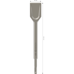 Burin bêche SDS + 250x40mm